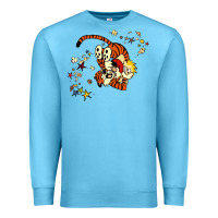 Ocean Blue calvin Premium Sweatshirt - linhVisuals