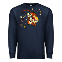 Navy calvin Premium Sweatshirt - linhVisuals
