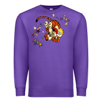 Purple calvin Premium Sweatshirt - linhVisuals