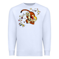 White calvin Premium Sweatshirt - linhVisuals