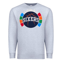 Heather Grey sixers basketball Premium Sweatshirt - linhVisuals