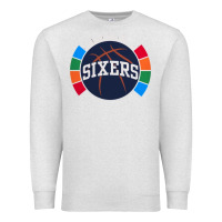 Oatmeal Heather sixers basketball Premium Sweatshirt - linhVisuals