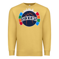 Antique Gold sixers basketball Premium Sweatshirt - linhVisuals