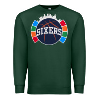 Sports Green sixers basketball Premium Sweatshirt - linhVisuals