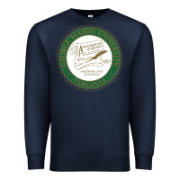 Navy george mason university Premium Sweatshirt - linhVisuals