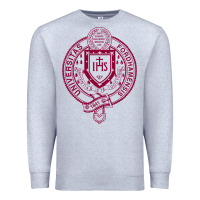 Heather Grey f0rdham university Premium Sweatshirt - linhVisuals