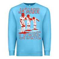 Ocean Blue ja'marr chase Premium Sweatshirt - linhVisuals