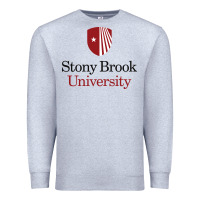 Heather Grey stony brook university Premium Sweatshirt - linhVisuals