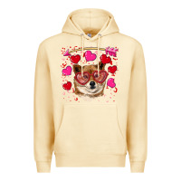 Pina Colada valentine's shiba inu Premium Hoodie - RanaPortraitStore