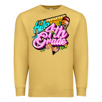 Antique Gold hello 4th grade Premium Sweatshirt - JahusDesignShop