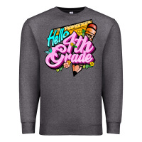 Charcoal Heather hello 4th grade Premium Sweatshirt - JahusDesignShop