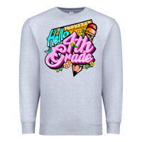 Heather Grey hello 4th grade Premium Sweatshirt - JahusDesignShop