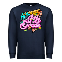 Navy hello 4th grade Premium Sweatshirt - JahusDesignShop