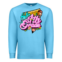 Ocean Blue hello 4th grade Premium Sweatshirt - JahusDesignShop