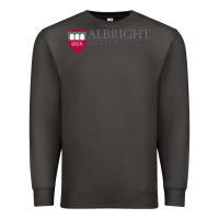 Smoke albright college vectorized Premium Sweatshirt - linhVisuals