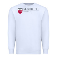 White albright college vectorized Premium Sweatshirt - linhVisuals