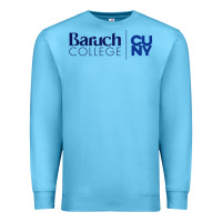Ocean Blue baruch college vectorized Premium Sweatshirt - linhVisuals