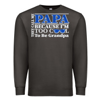 Smoke they call me papa because i'm too cool to be grandpa Premium Sweatshirt - linhVisuals