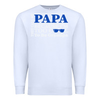 White they call me papa because i'm too cool to be grandpa Premium Sweatshirt - linhVisuals