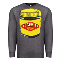Charcoal Heather vegemite Premium Sweatshirt - linhVisuals