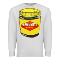 Dove Grey vegemite Premium Sweatshirt - linhVisuals
