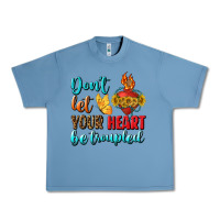 Pebble Blue Don't Let Your Heart Be Troupled Urban Heavy Tee - BundleAndBundleShop