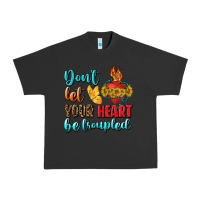Pigment Black Don't Let Your Heart Be Troupled Urban Heavy Tee - BundleAndBundleShop