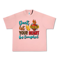 Salmon Don't Let Your Heart Be Troupled Urban Heavy Tee - BundleAndBundleShop