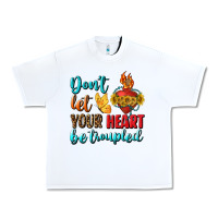 White Don't Let Your Heart Be Troupled Urban Heavy Tee - BundleAndBundleShop