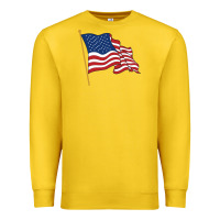 Lemon American flag Premium Sweatshirt - linhVisuals