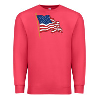 Cardinal American flag Premium Sweatshirt - linhVisuals