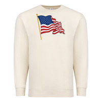Sandshell American flag Premium Sweatshirt - linhVisuals