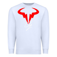 White RAFA Premium Sweatshirt - linhVisuals