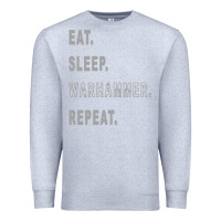 Heather Grey warhammer Premium Sweatshirt - linhVisuals