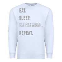 White warhammer Premium Sweatshirt - linhVisuals