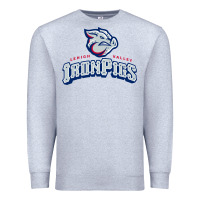 Heather Grey lehigh valley ironpigs Premium Sweatshirt - linhVisuals