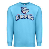 Ocean Blue lehigh valley ironpigs Premium Sweatshirt - linhVisuals