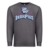 Charcoal Heather lehigh valley ironpigs Premium Sweatshirt - linhVisuals