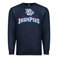 Navy lehigh valley ironpigs Premium Sweatshirt - linhVisuals