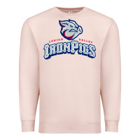 Pale Pink lehigh valley ironpigs Premium Sweatshirt - linhVisuals