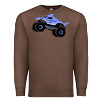 Chestnut Monster Truck Megalodon Premium Sweatshirt - linhVisuals
