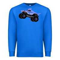 True Royal Monster Truck Megalodon Premium Sweatshirt - linhVisuals