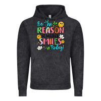 Vintage Black be the reason someone smiles today Vintage Hoodie - LillyAllenDesigns