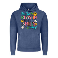 Vintage Denim be the reason someone smiles today Vintage Hoodie - LillyAllenDesigns
