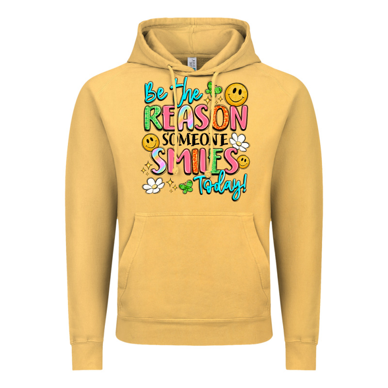 Be The Reason Someone Smiles Today Vintage Hoodie by LillyAllenDesigns | Teevron