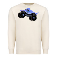 Sandshell Monster Truck Megalodon Premium Sweatshirt - linhVisuals