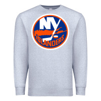 Heather Grey Ny islanders Premium Sweatshirt - linhVisuals