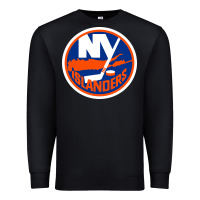 Black Ny islanders Premium Sweatshirt - linhVisuals