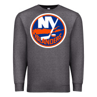 Charcoal Heather Ny islanders Premium Sweatshirt - linhVisuals