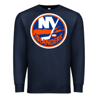 Navy Ny islanders Premium Sweatshirt - linhVisuals